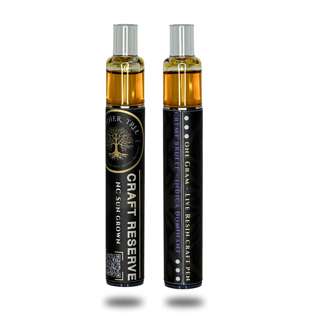Mother Tree NC | Craft Reserve | Live Resin Disposable Vape Pen | 1 gram / Indica / Crème Brulee